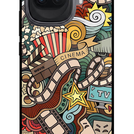 Cinema Abstract iQOO 15R 5G Glass Case
