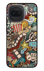 Cinema Abstract iQOO 15R 5G Glass Case