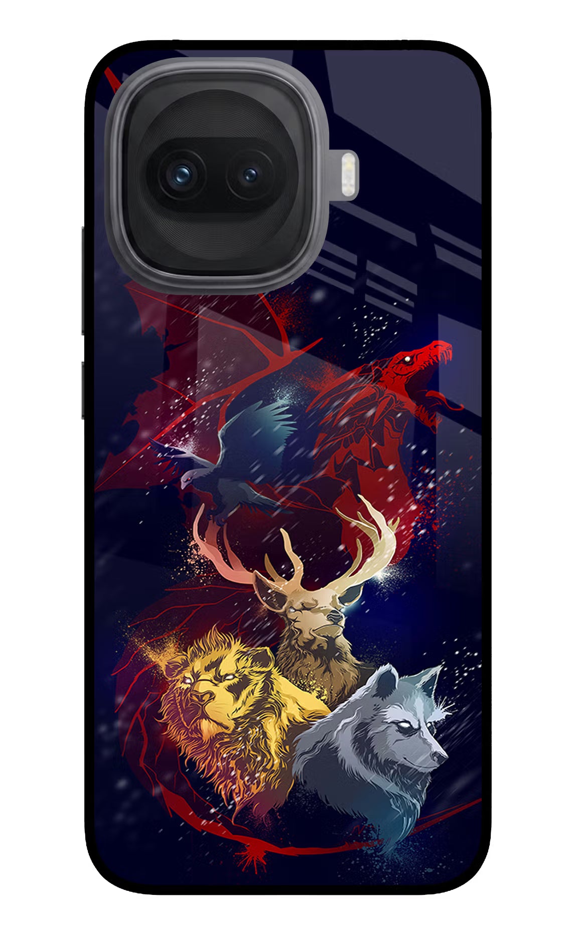 Game Of Thrones iQOO 15R 5G Glass Case Back Cover by Casekaro