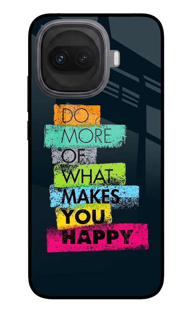 Do More Of What Makes You Happy iQOO 15R 5G Glass Case