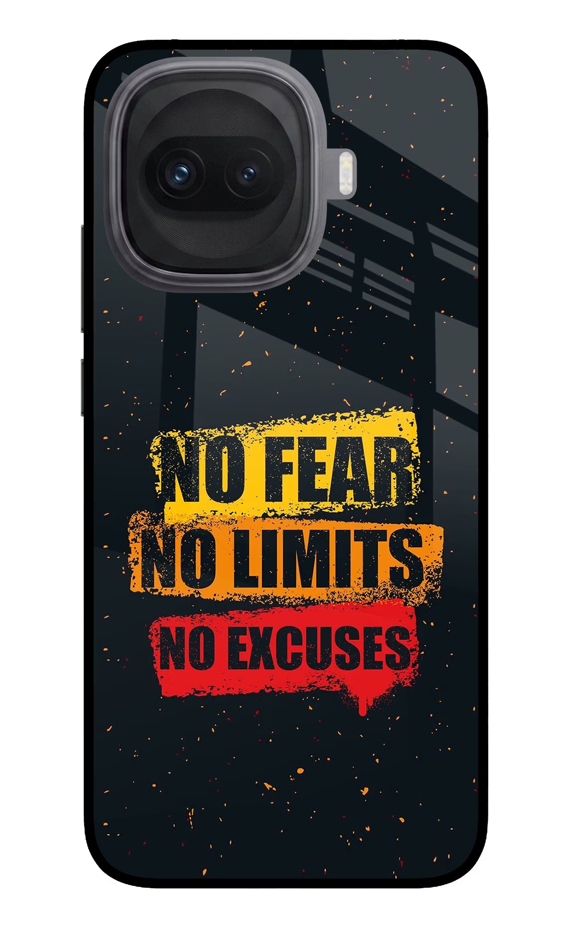 No Fear No Limits No Excuse iQOO 15R 5G Glass Case