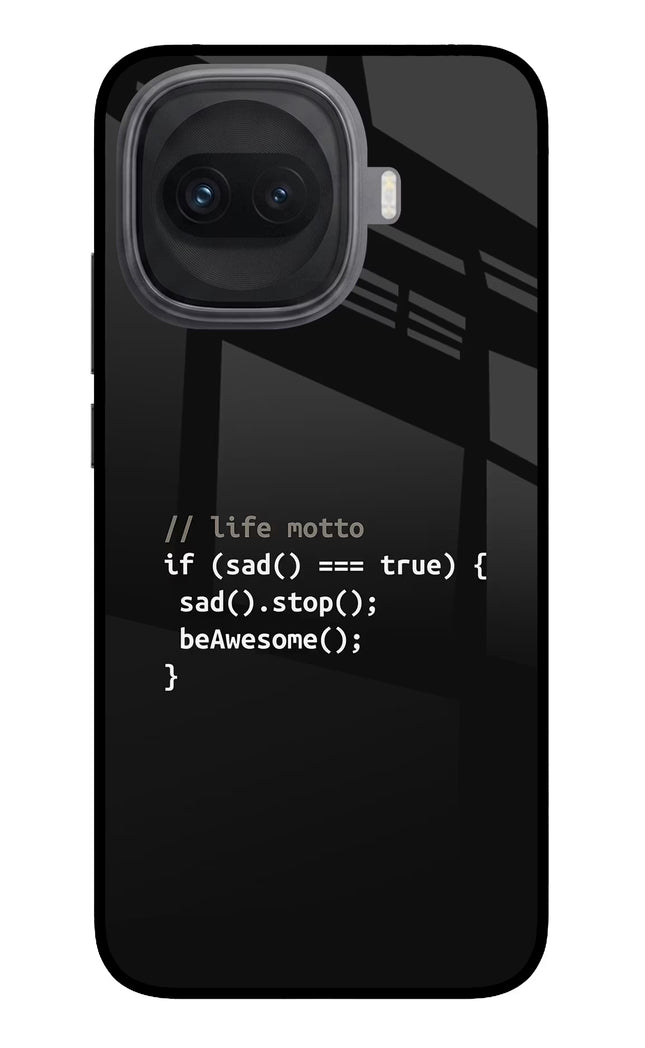 Life Motto Code iQOO 15R 5G Glass Case