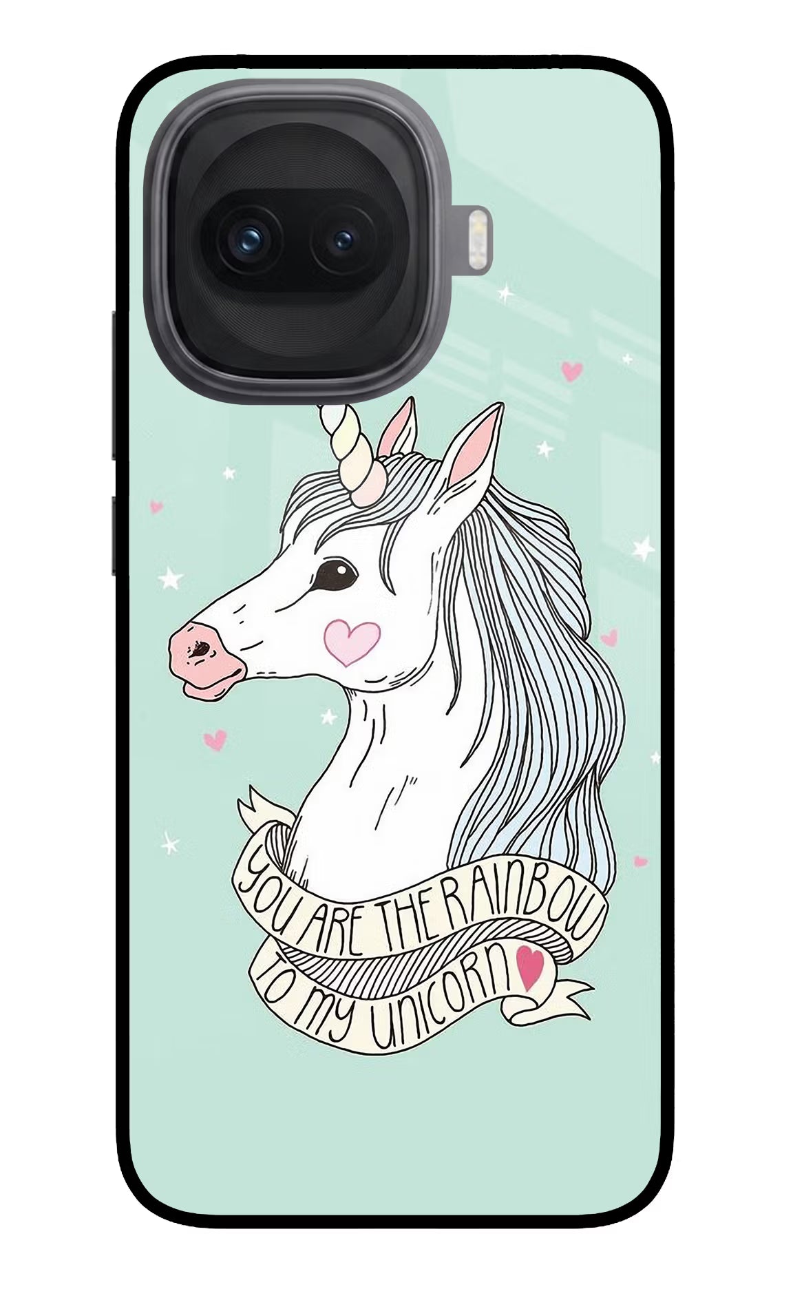 Unicorn Wallpaper iQOO 15R 5G Glass Case Back Cover by Casekaro