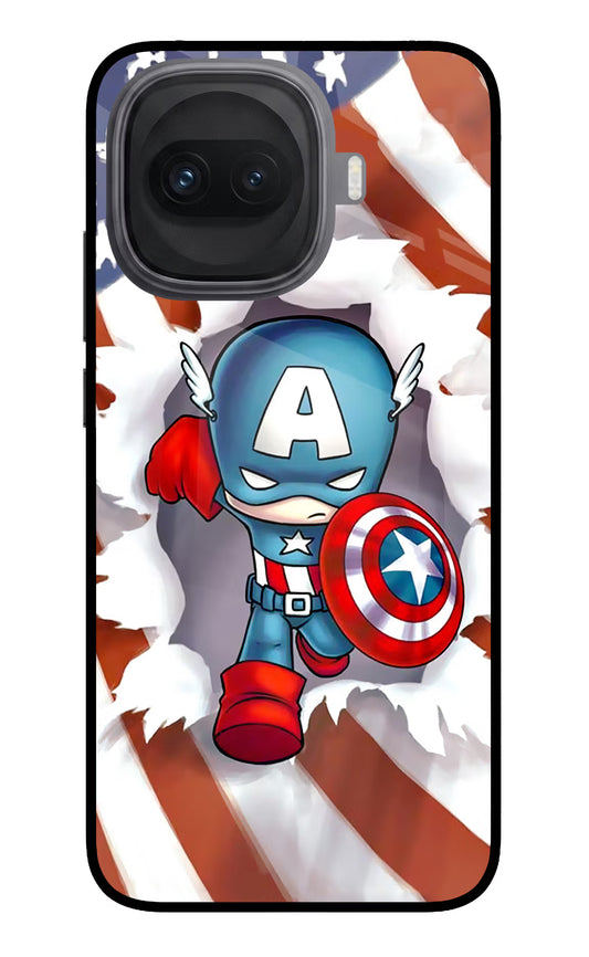 Captain America iQOO 15R 5G Glass Case