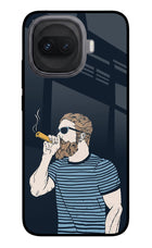 Smoking iQOO 15R 5G Glass Case Back Cover by Casekaro