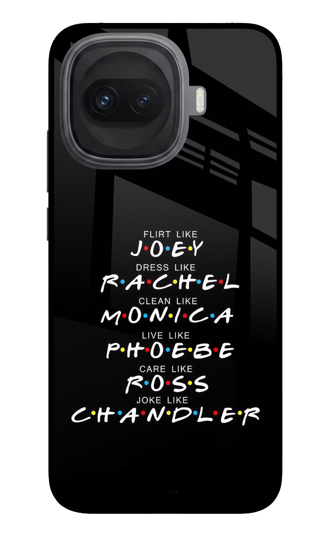 FRIENDS Character iQOO 15R 5G Glass Case
