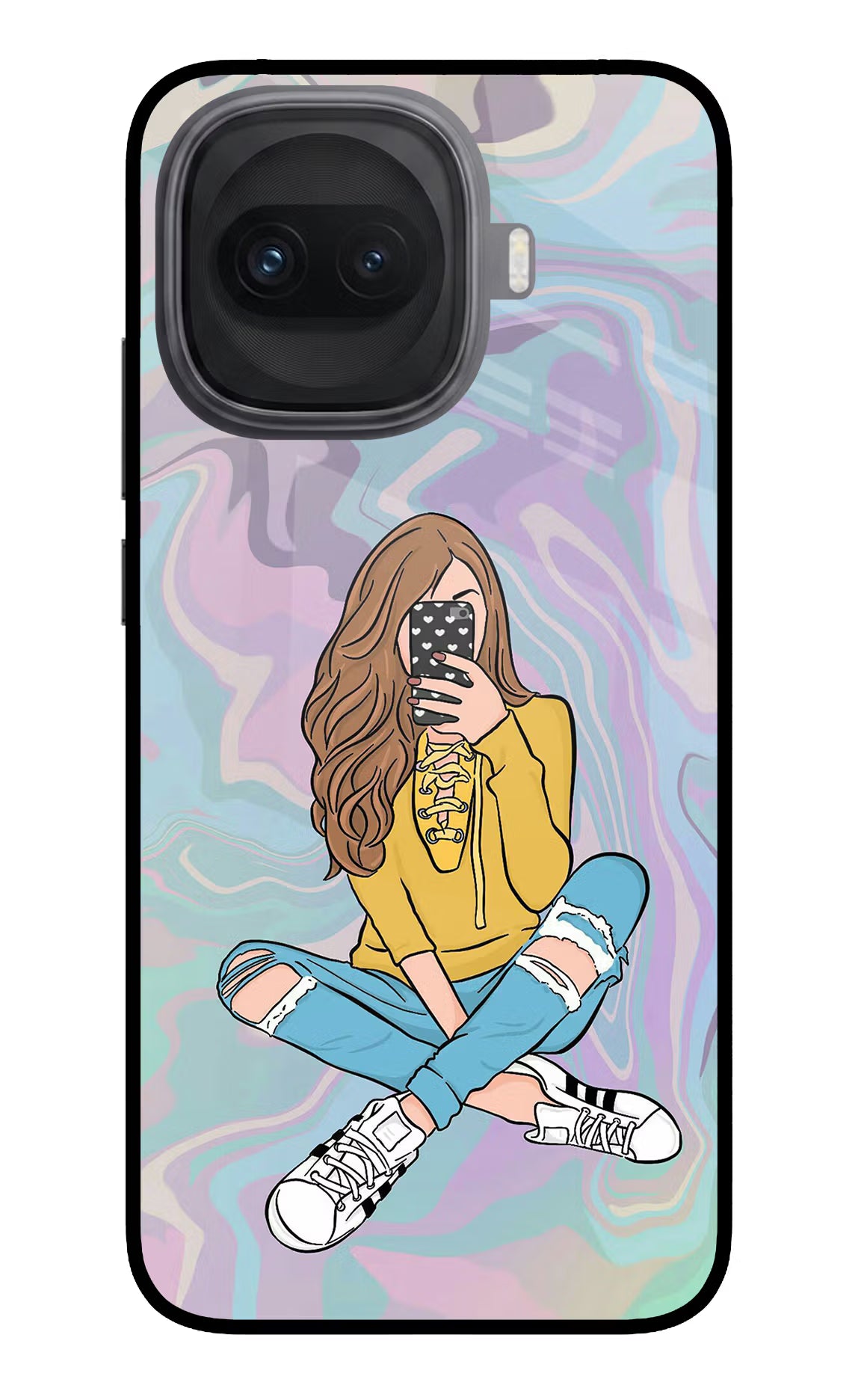 Selfie Girl iQOO 15R 5G Glass Case