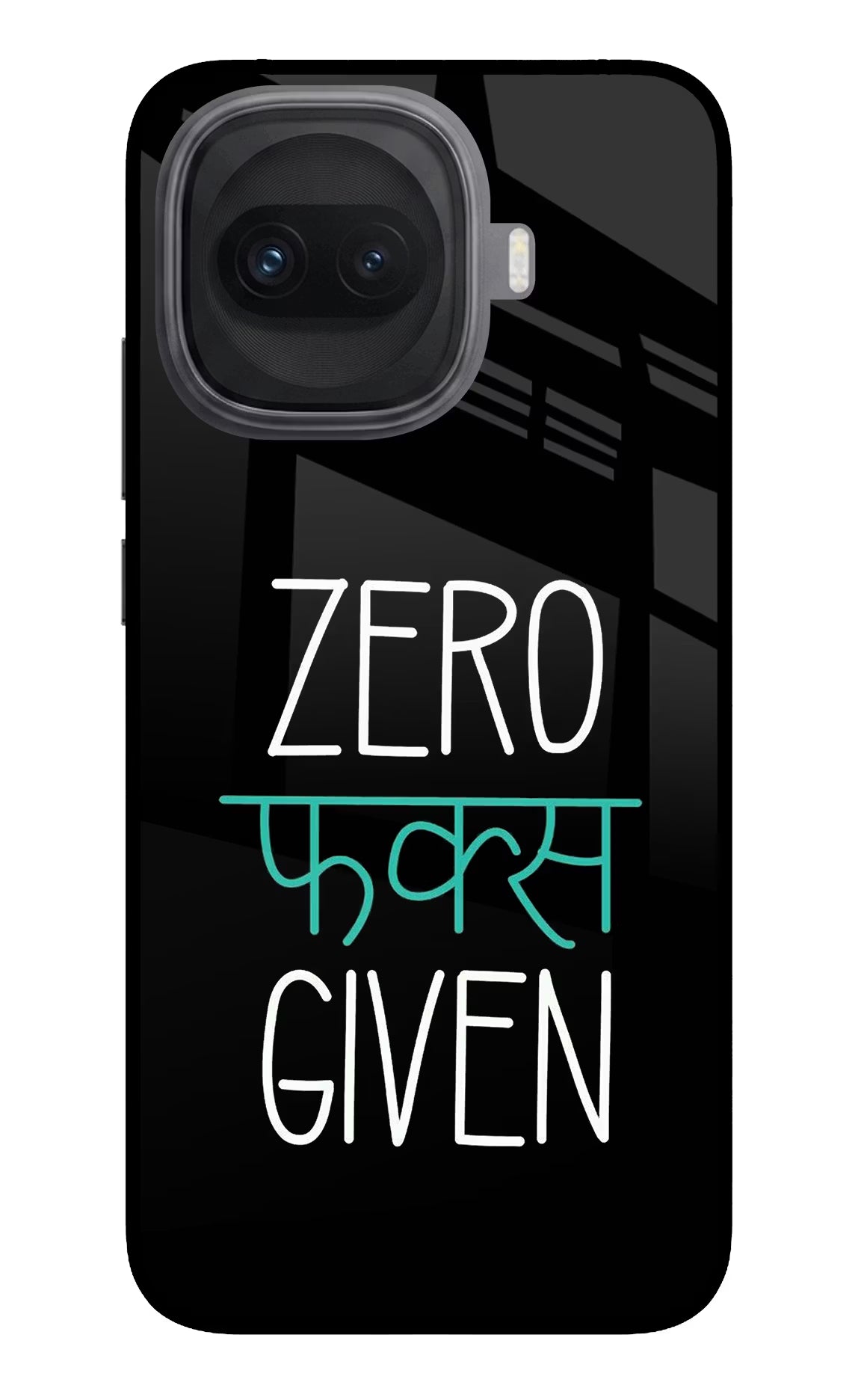 Zero Fucks Given iQOO 15R 5G Glass Case
