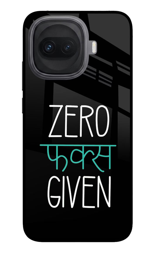Zero Fucks Given iQOO 15R 5G Glass Case