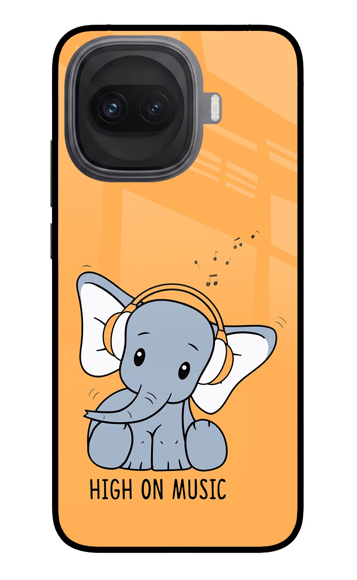High On Music iQOO 15R 5G Glass Case Back Cover by Casekaro