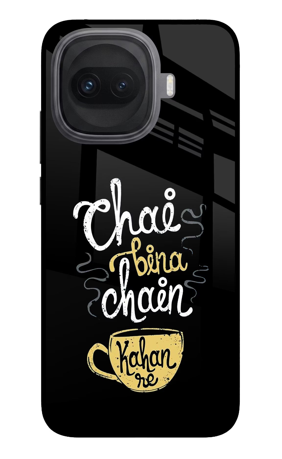 Chai Bina Chain Kaha Re iQOO 15R 5G Glass Case