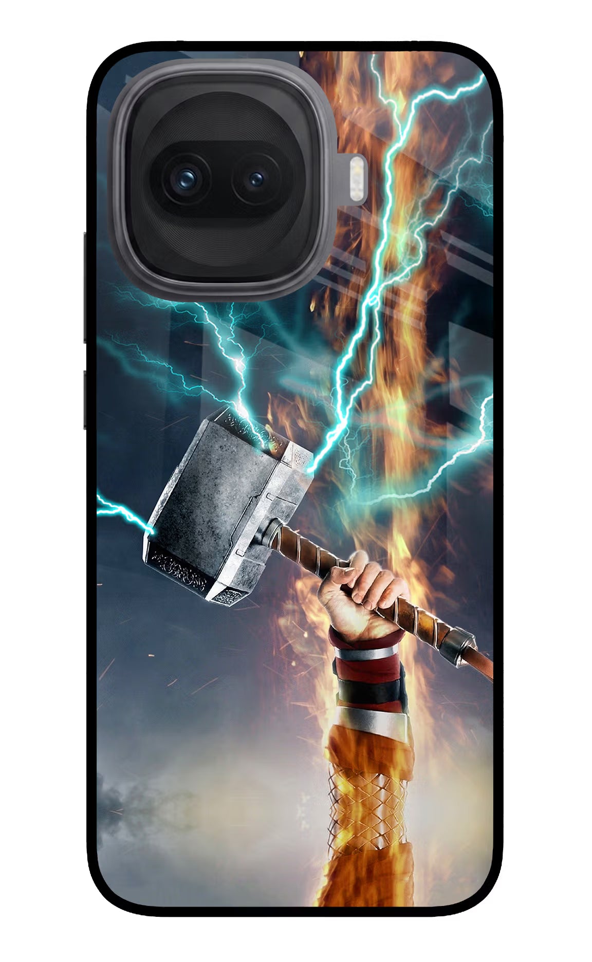 Thor Hammer Mjolnir iQOO 15R 5G Glass Case