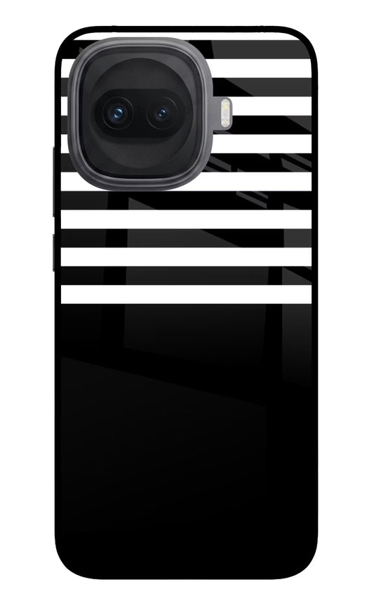 Black and White Print iQOO 15R 5G Glass Case