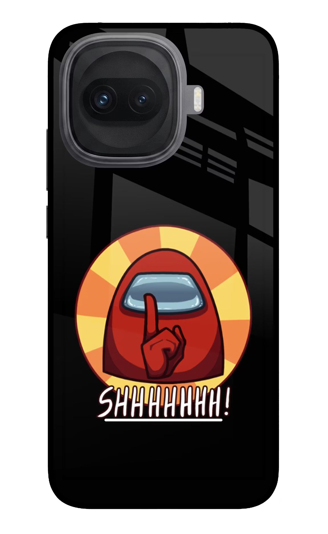 Among Us Shhh! iQOO 15R 5G Glass Case