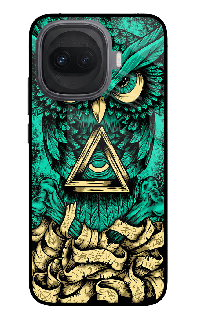 Green Owl iQOO 15R 5G Glass Case