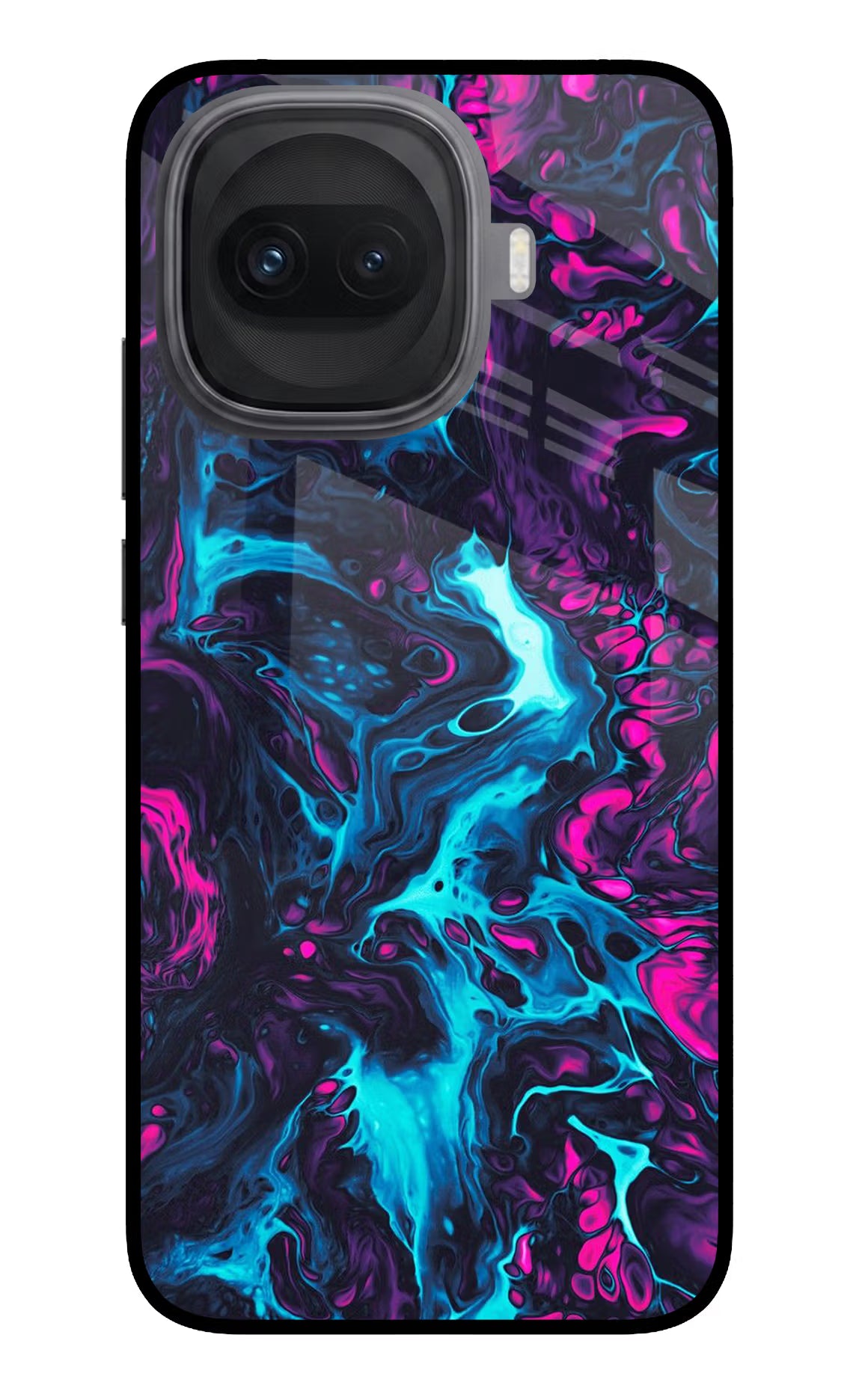 Abstract iQOO 15R 5G Glass Case Back Cover by Casekaro