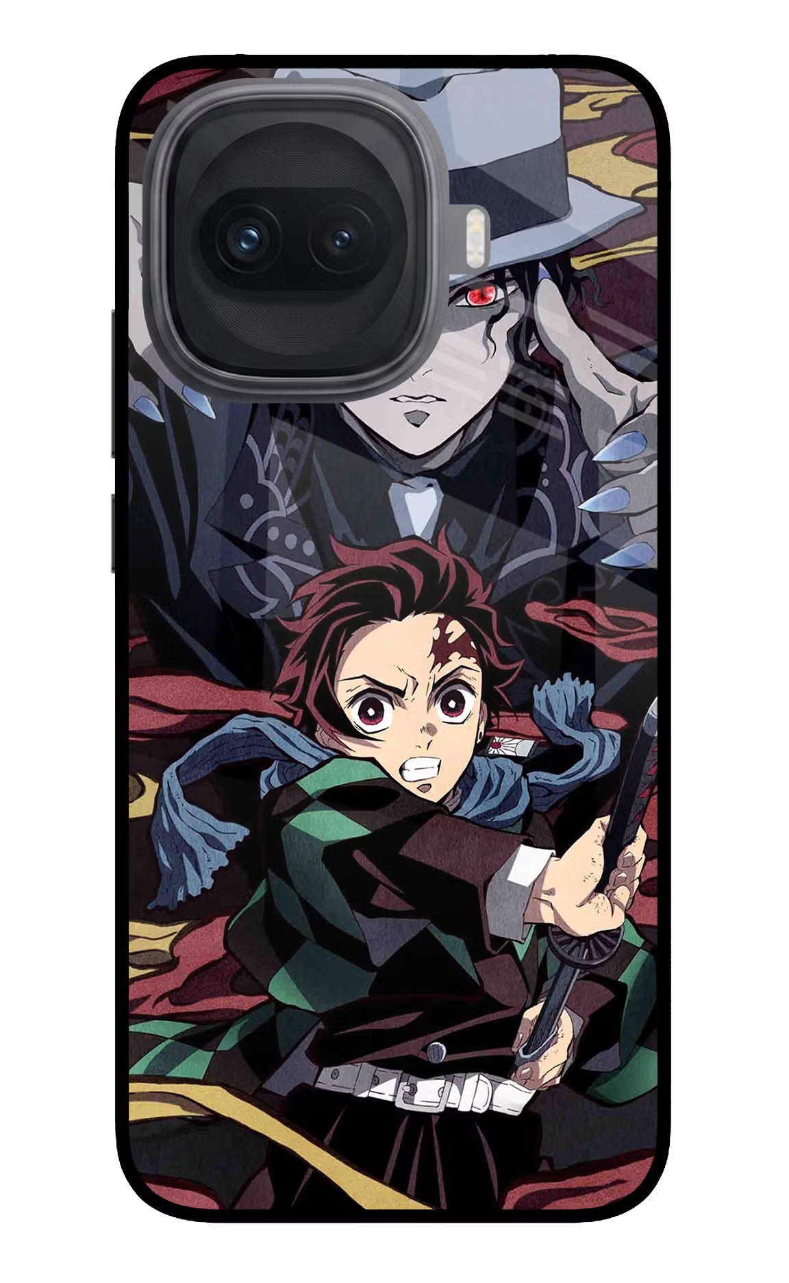 Demon Slayer iQOO 15R 5G Glass Case Back Cover by Casekaro