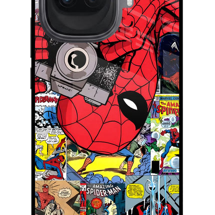 Spider Man iQOO 15R 5G Glass Case
