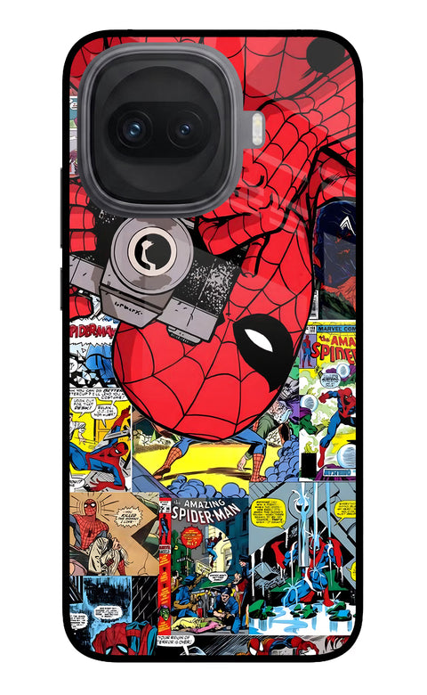 Spider Man iQOO 15R 5G Glass Case