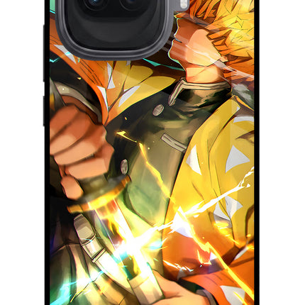 Demon Slayer iQOO 15R 5G Glass Case Back Cover by Casekaro