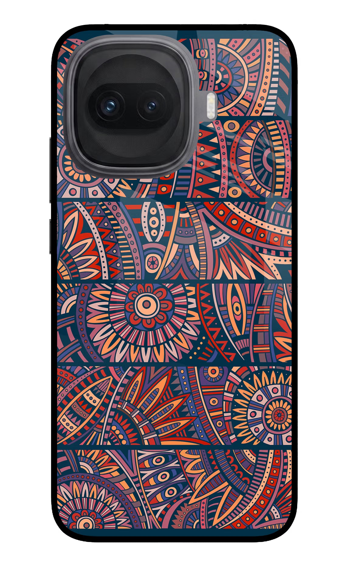 African Culture Design iQOO 15R 5G Glass Case Back Cover by Casekaro