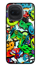 Game Doodle iQOO 15R 5G Glass Case