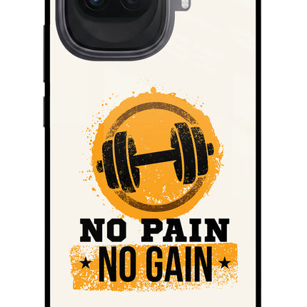 No Pain No Gain iQOO 15R 5G Glass Case