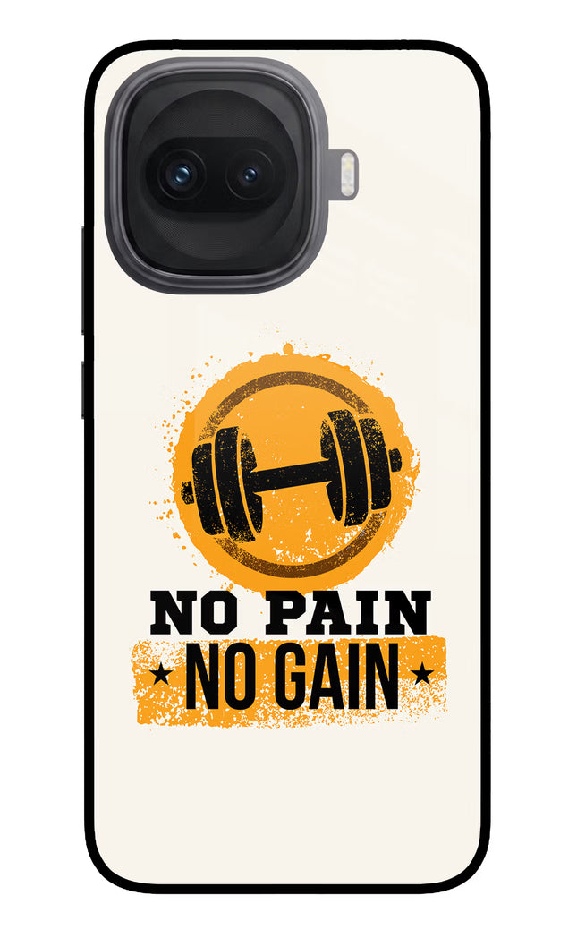 No Pain No Gain iQOO 15R 5G Glass Case