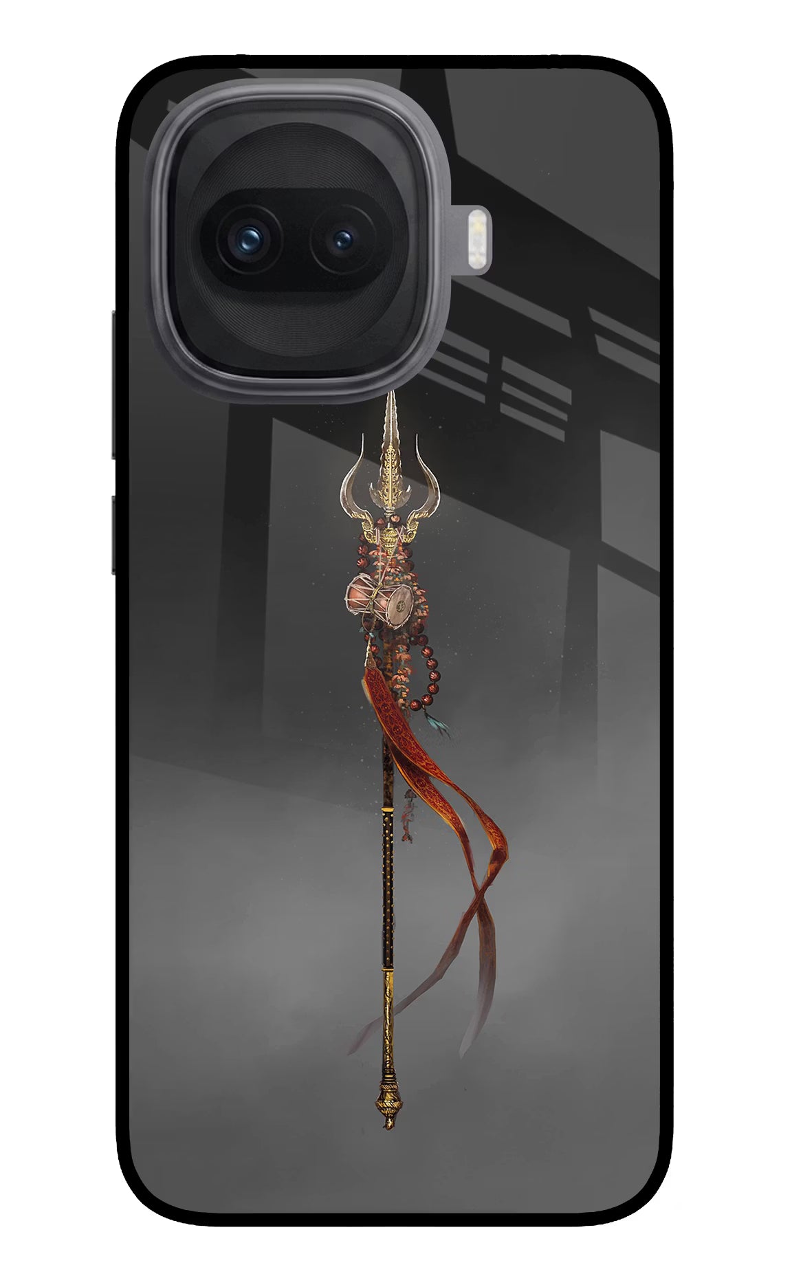 Shiv Trishul iQOO 15R 5G Glass Case Back Cover by Casekaro