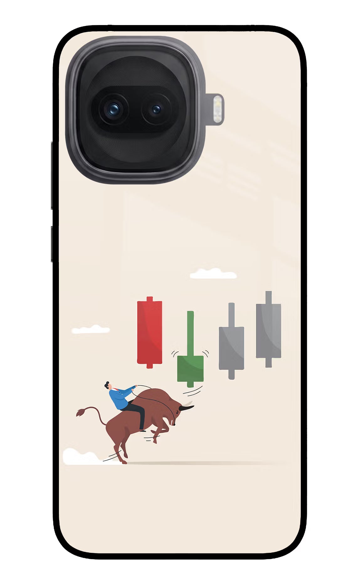 Bull Trading Momentum iQOO 15R 5G Glass Case