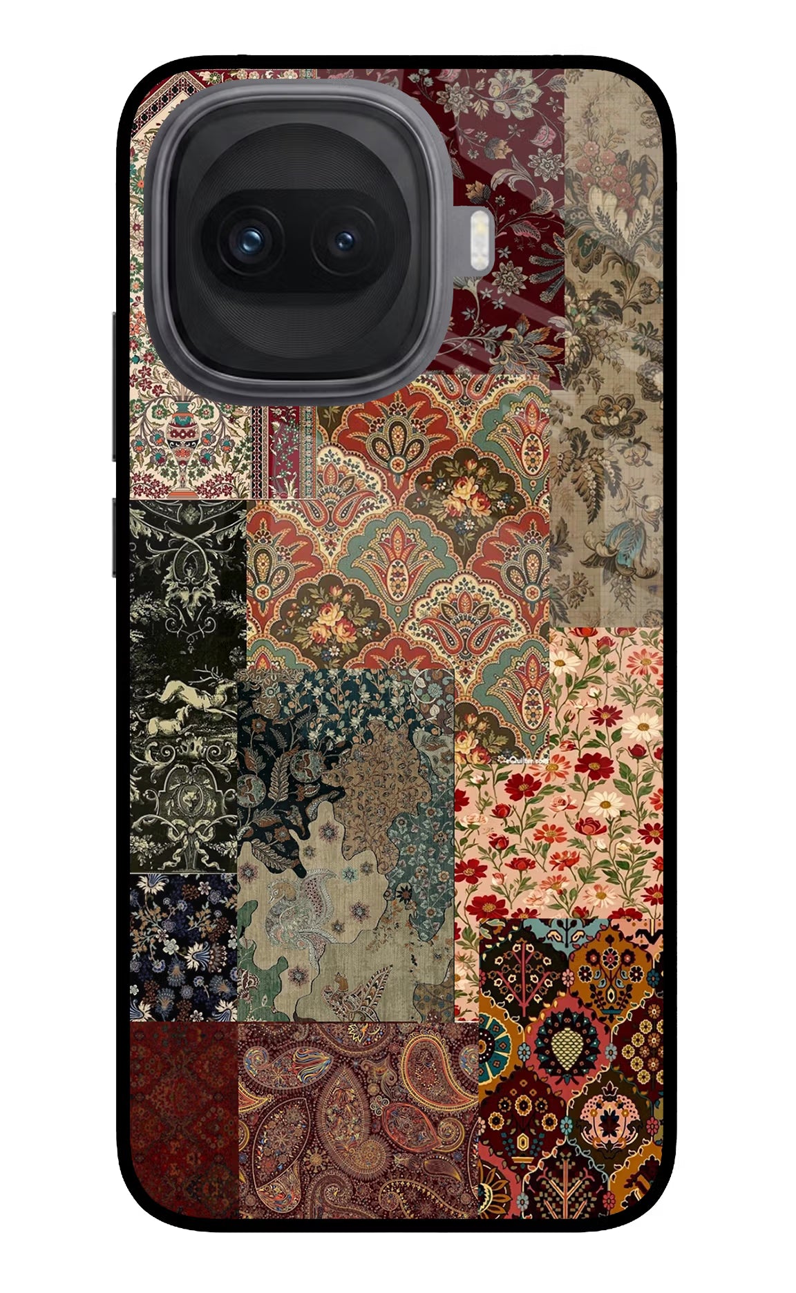Desi Print iQOO 15R 5G Glass Case Back Cover by Casekaro