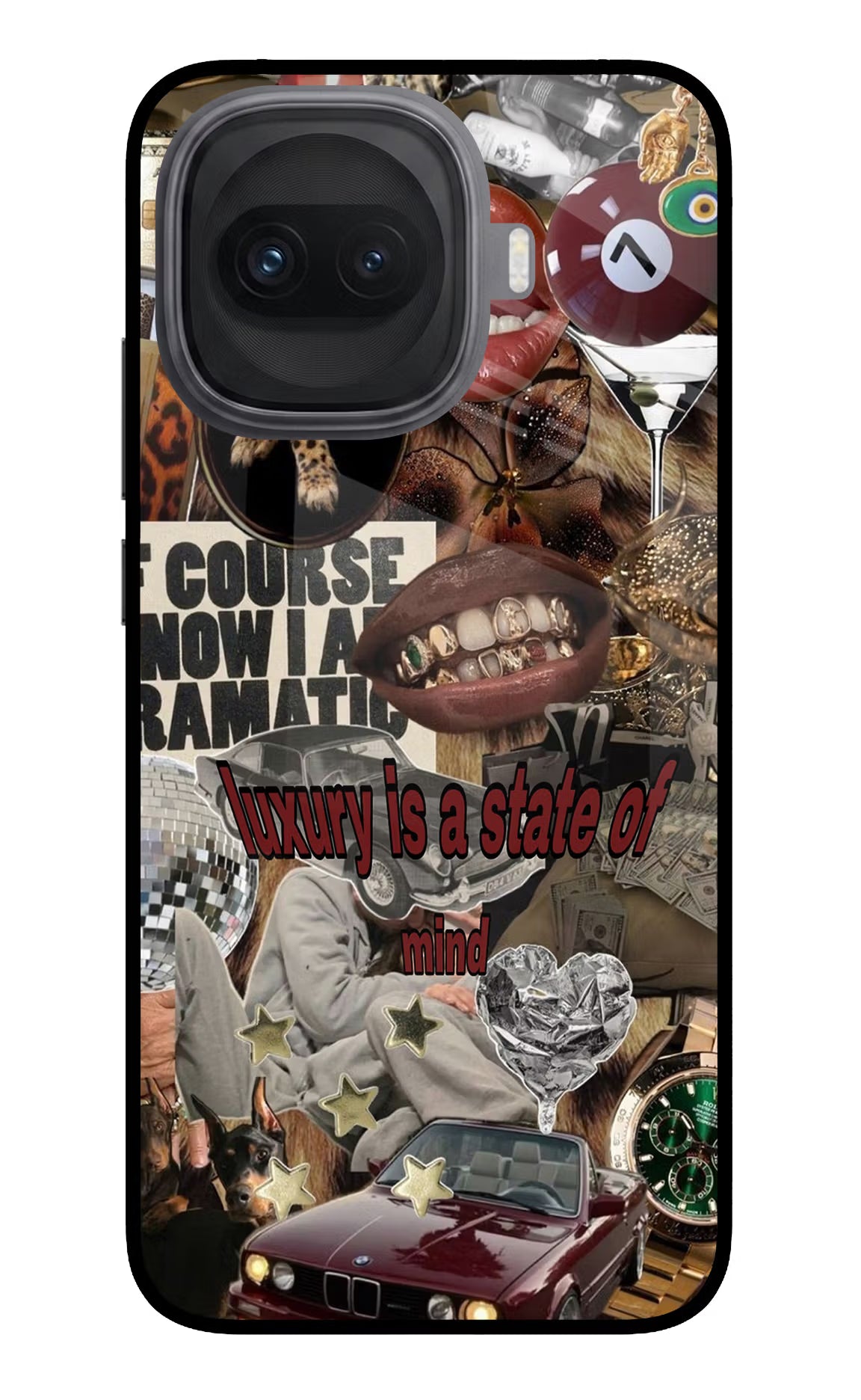 Luxury iQOO 15R 5G Glass Case