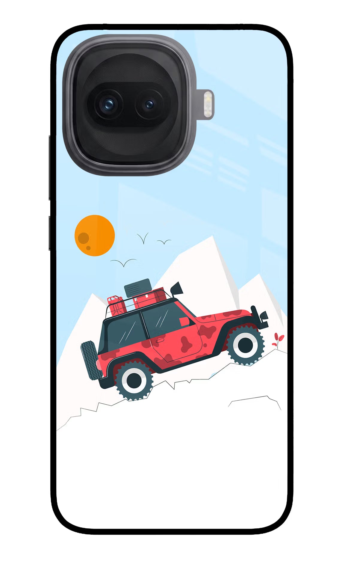 Mountain Trail Beast iQOO 15R 5G Glass Case Back Cover by Casekaro