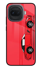 Red Velocity iQOO 15R 5G Glass Case Back Cover by Casekaro