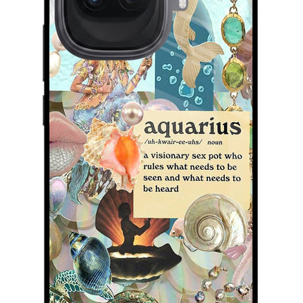 Aquarius Zodiac iQOO 15R 5G Glass Case