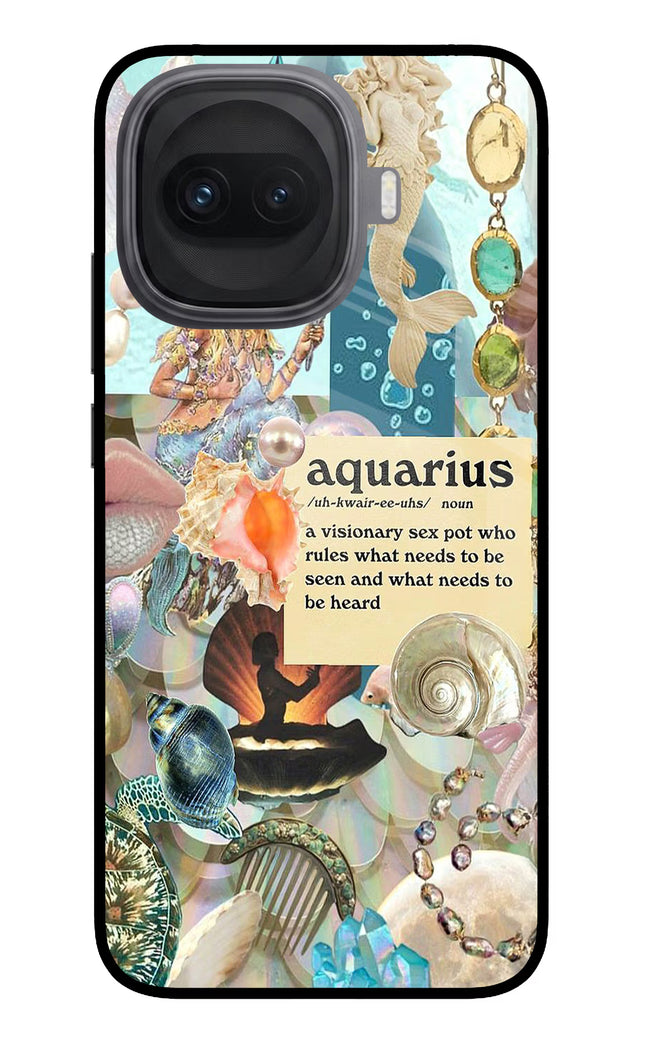 Aquarius Zodiac iQOO 15R 5G Glass Case