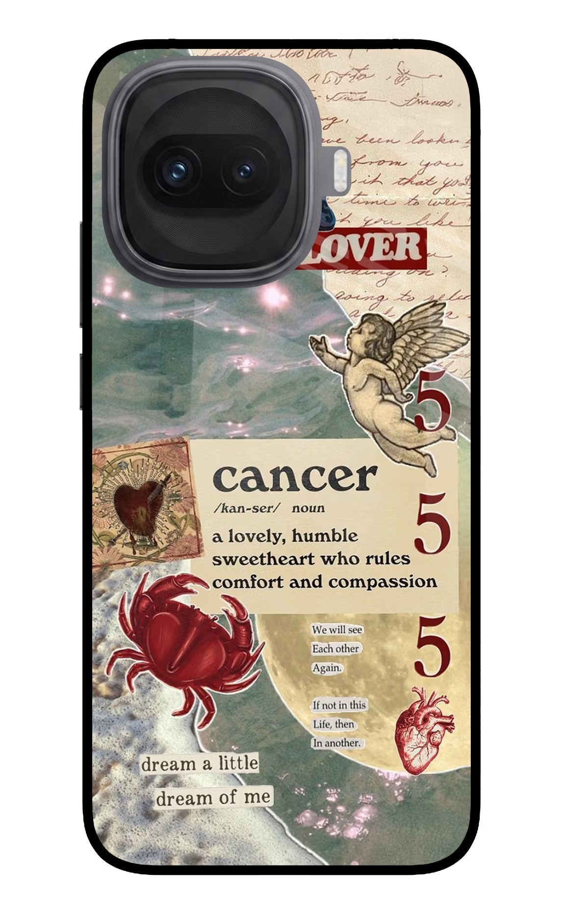 Cancer Zodiac iQOO 15R 5G Glass Case
