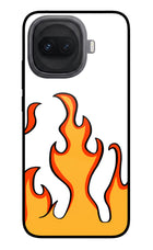 Fired Up – White iQOO 15R 5G Glass Case