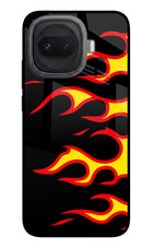 Side Sweep Flames iQOO 15R 5G Glass Case