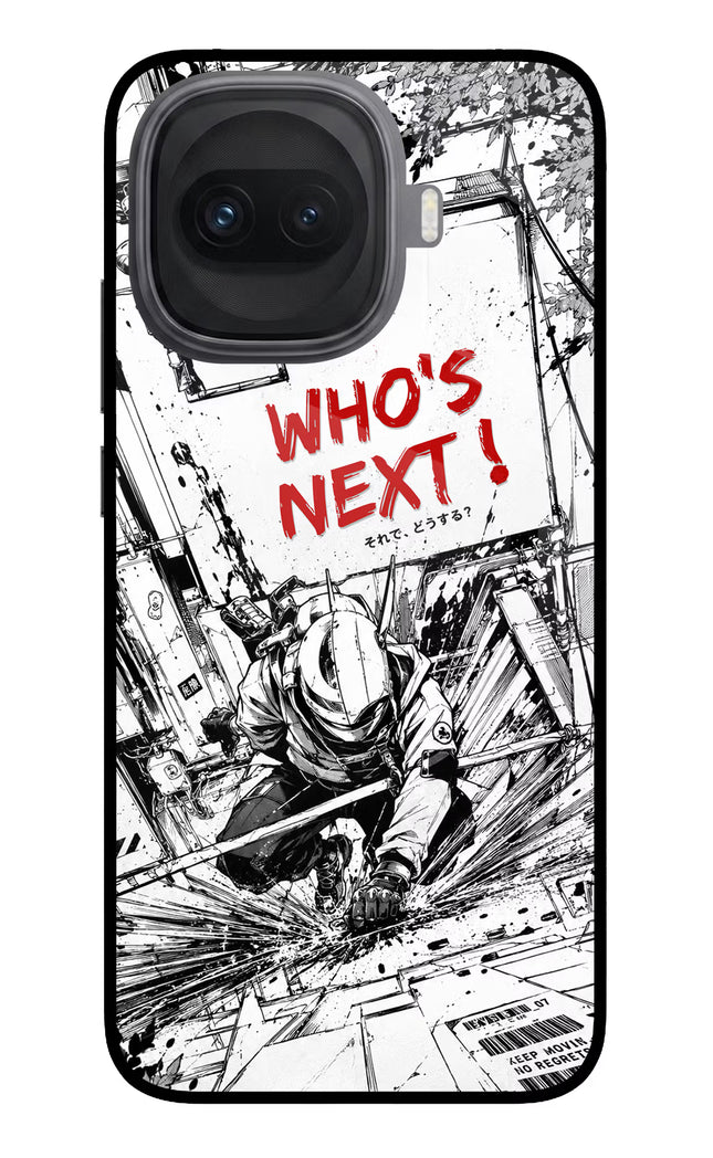Who's Next iQOO 15R 5G Glass Case Back Cover by Casekaro