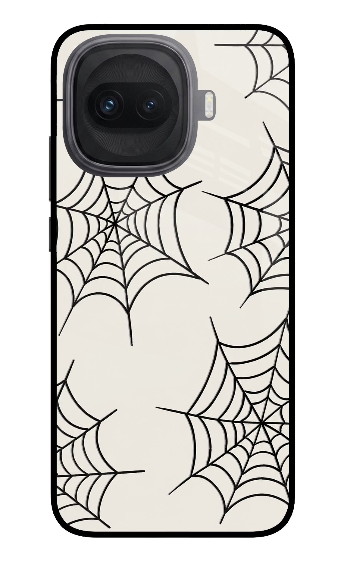 Spider Web iQOO 15R 5G Glass Case