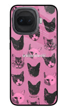 Pink Cats iQOO 15R 5G Glass Case