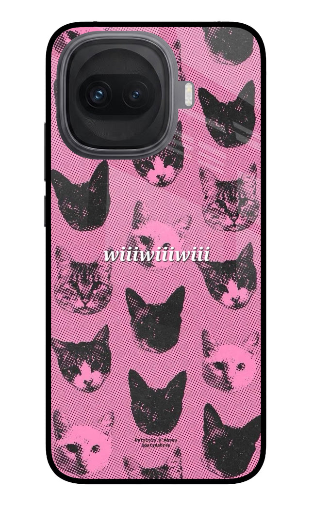 Pink Cats iQOO 15R 5G Glass Case