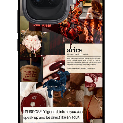 Zodiac Aries iQOO 15R 5G Glass Case