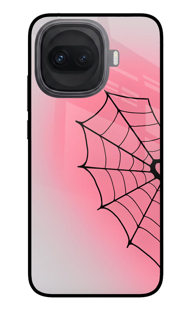 Pink Web iQOO 15R 5G Glass Case
