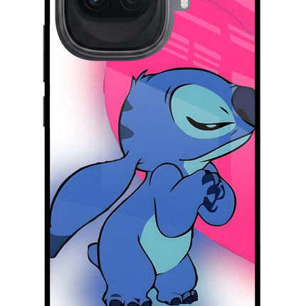 Stitch Hug iQOO 15R 5G Glass Case