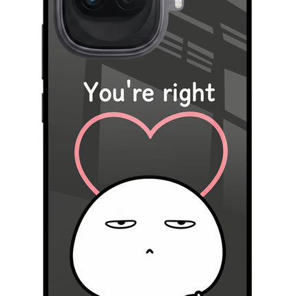 You're Right iQOO 15R 5G Glass Case