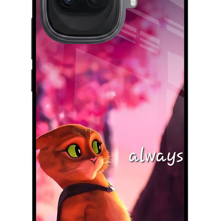 Always Cat iQOO 15R 5G Glass Case