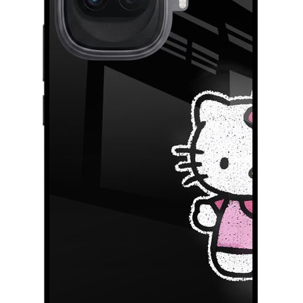 Kitty Charm iQOO 15R 5G Glass Case