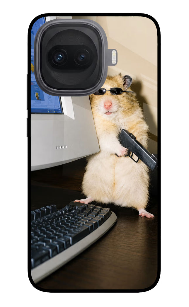 Hacker Hamster iQOO 15R 5G Glass Case